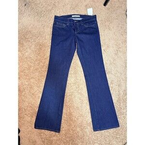 Joes Jeans Women’s Denim Dark Wash Flare Jeans No Stretch Low Rise Size XS